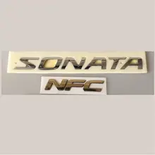 Подлинная Нижняя отделка багажного отделения Логотип Эмблема для hyundai Sonata NFC 2008-2010 Задняя Крышка багажника логотип эмблема значок