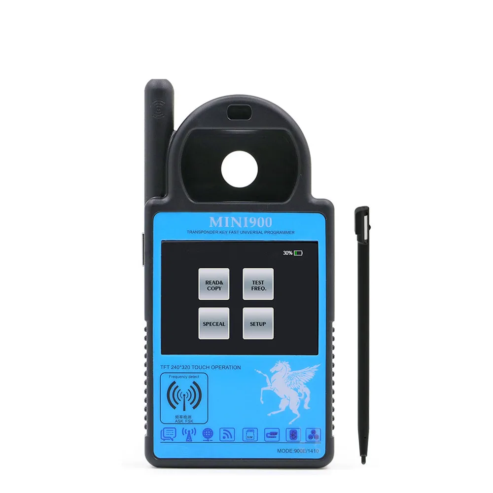  Car Vehicle Portable Trasponder Key Programmer For 4C/D ID46 72G Chip Copy Machine with Bluetooth N