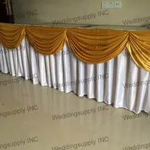 5 Pieces13ft свадебного стола плинтус с Swag