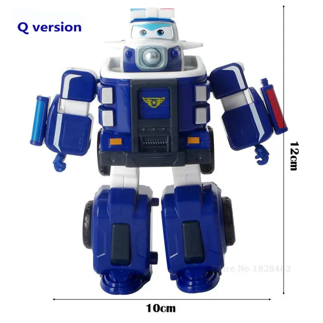Мини Размер-4 модели Супер Крылья горка вытягивать назад самолет ПВХ Трансформация Робот фигурки игрушки набор для рождественских подарков - Цвет: No box