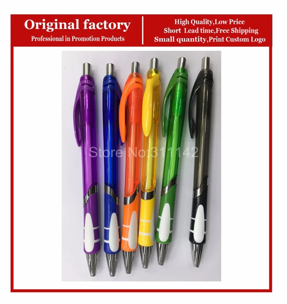 

Promotional high quality plastic ball pen customized logo pen with ballpoint