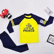 Детские купальный костюм для маленького мальчика для детей одежда купальник бикини дети обувь мальчиков девочек с длинным рукавом юбка милый спандекс животны