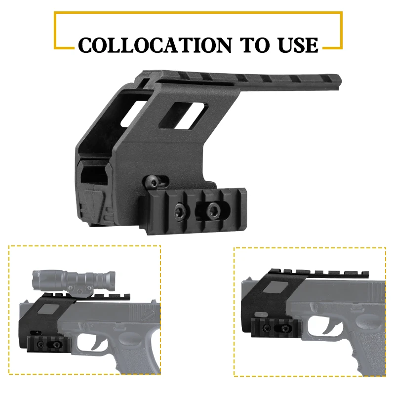 Высокое качество охотничий прицел Гора Тактический стрельба из пистолета база для рейки Glock серии база для рейки загрузки устройства