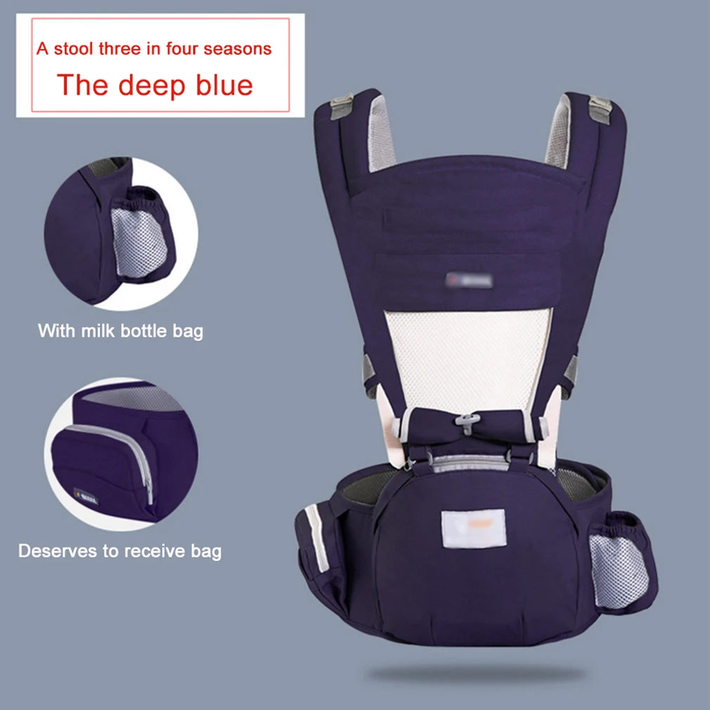 Рюкзак-кенгуру для новорожденных, эргономичный, дышащий, регулируемый, с креплением, слинг,, обновление, безопасное сиденье