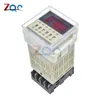 DH48S-S Programmable Double Time Delay Relay Socket cycle Timer Base Voltage DC 12V / DC 24V / AC 110V / AC 220V 5A ► Photo 2/5