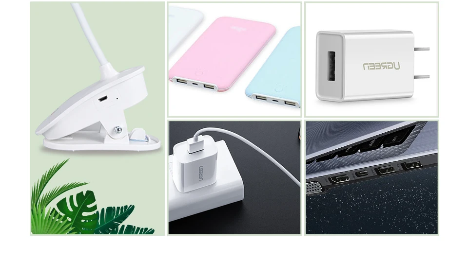 Flexible Clip USB LED Table Lamp Dimming Touch Switch Desk Light (10)