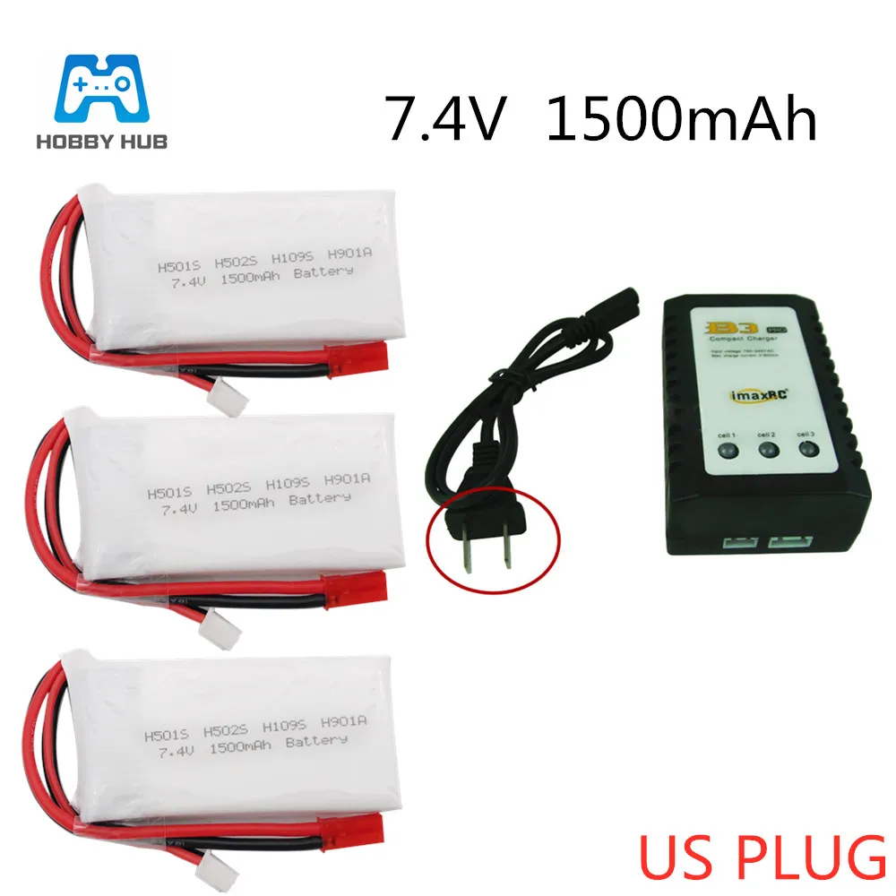 Для H501 7 4 v 1500 mAh 2S Lipo BettaryS H502S H109S H901A передатчик RC батарея li ion пульт дистанционного