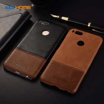 

Kezihome For Xiaomi Mi A1 Case Xiaomi Mi 5X Case Genuine Leather Hard Back Cover for Xiaomi Mi 5X / Mi A1 / Mi5X