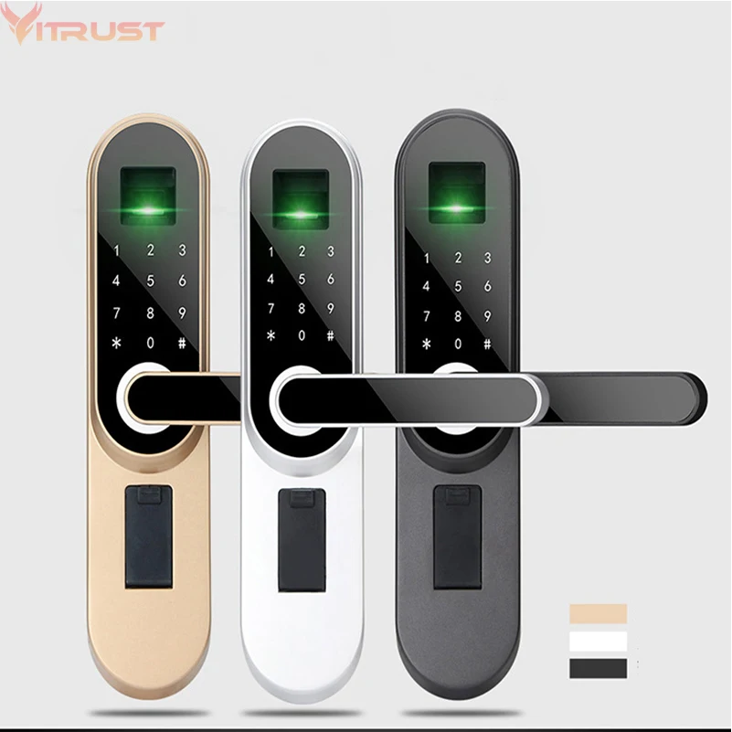 Biometric Fingerprint Door Lock electric Digital Door Lock Security door Smart Gate Locks Touch Screen Password Home OFFICE