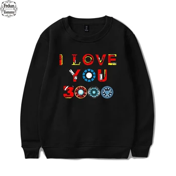 

New I Love You 3000 Print Street Basic Round Collar Popular Fashion Casual Clothes Sweatshirts Women Sweatshirts XXS-4XL