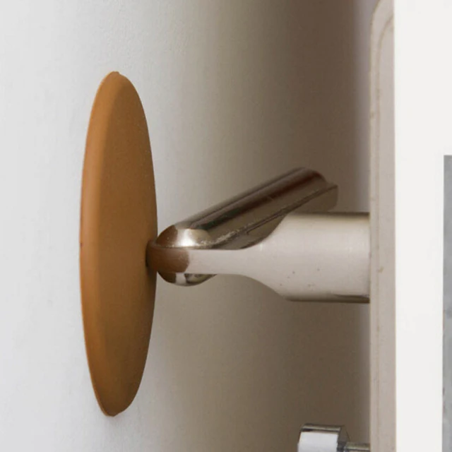 1Pc Door Stops Silicone Self Adhesive Wall Protectors Pad Door Knob