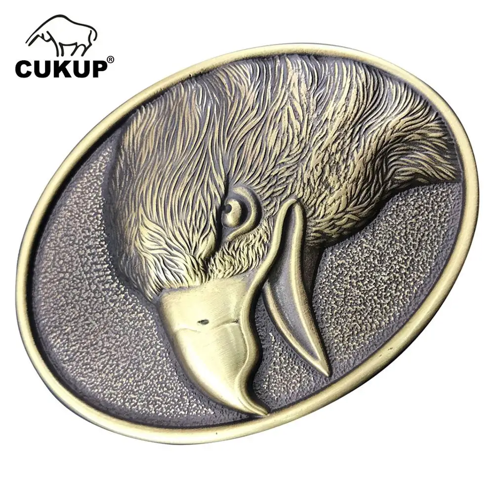 CUKUP новый дизайн животные узор ковбой твердая медь пряжка для ремня много моделей