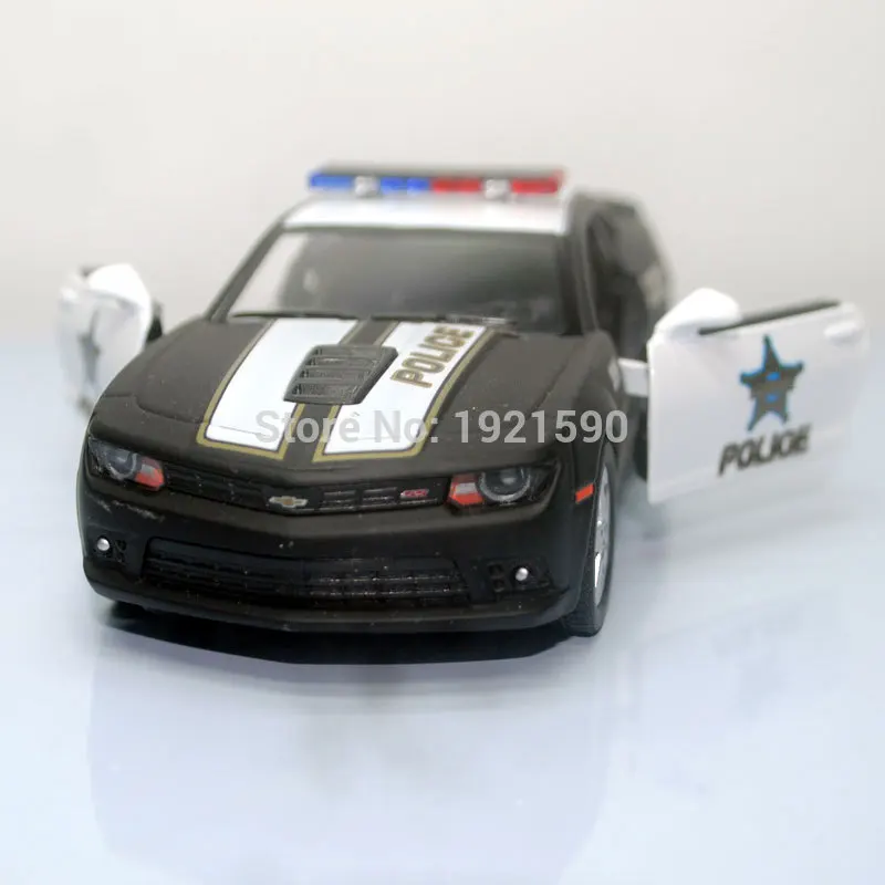 

KT 1/38 Scale Pull Back Car Toys USA Chevrolet Camaro Police Edition Diecast Metal Car Model Toy For Collection/Gift/Kids