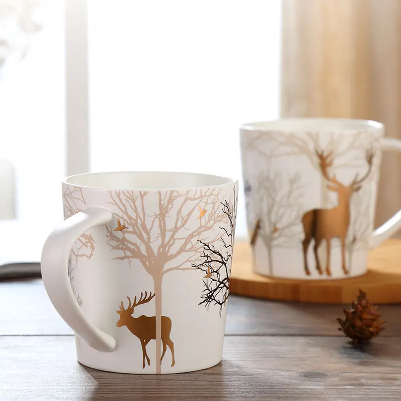 Goldeer кружки керамические кофейные чашки молочная чашка высокое качество 550 мл