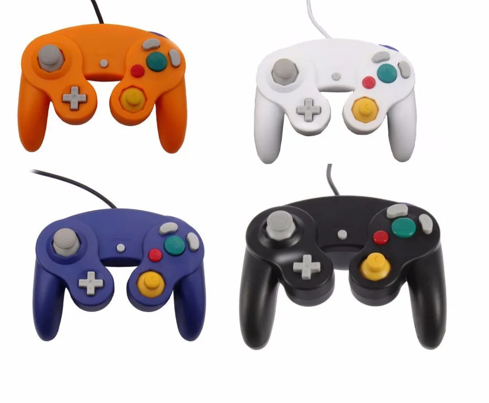 

15 pcs New Controllers for Nintendo GameCube / for Wii Black Silver Orange Spice Indigo