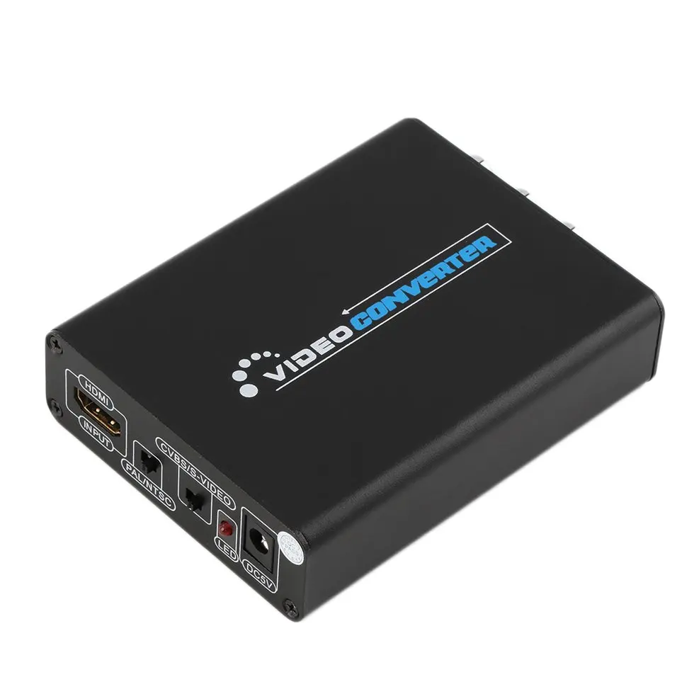 

5PCS HDMI Input Digital to RCA Analog Audio/Video CVBS/S-video Output Converter