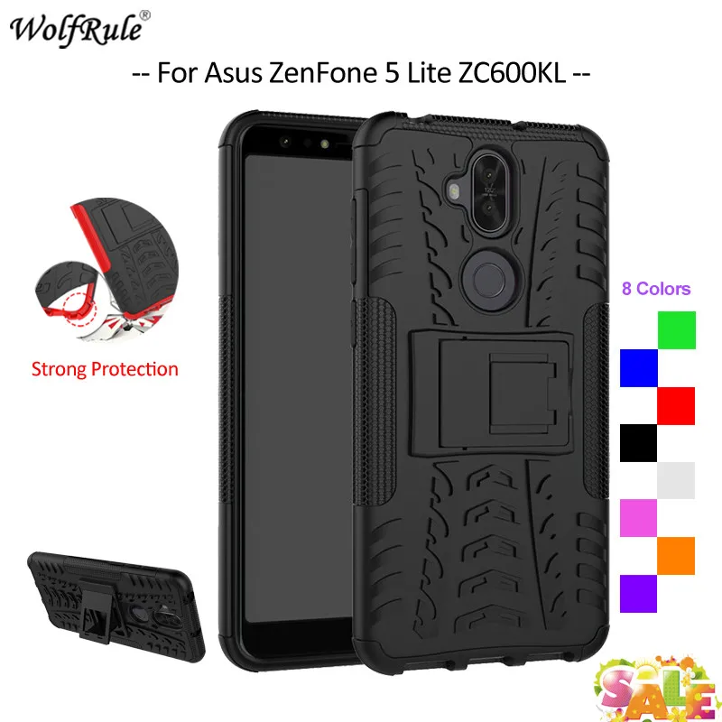 Чехол для Asus Zenfone 5 Lite ZC600KL чехол из ТПУ и поликарбоната защитный 6'' | Мобильные
