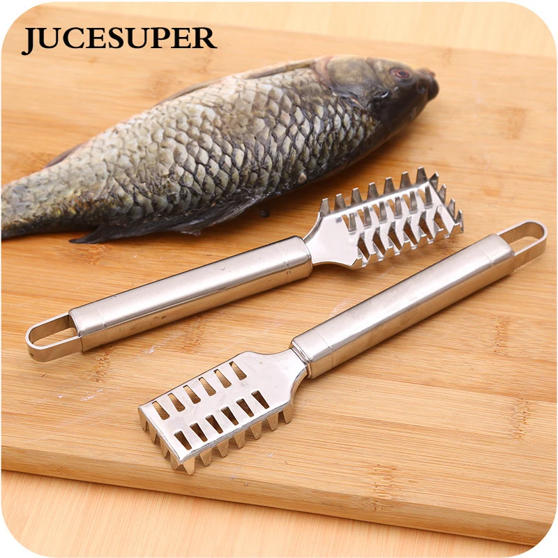 1 pcs Stainless Steel Fish Cleaning Tool Scraping Scales Device Fish