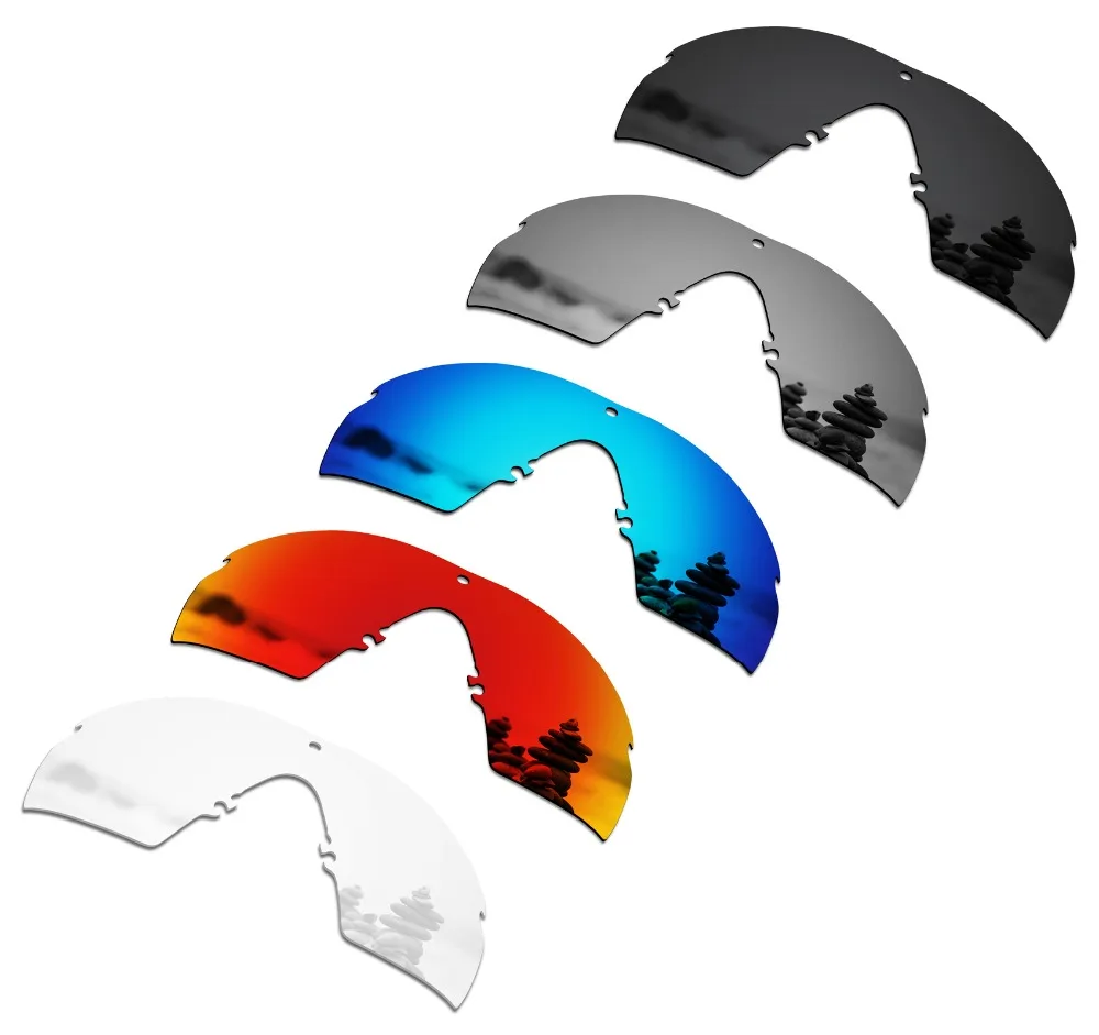 

SmartVLT 5 Pieces Polarized Sunglasses Replacement Lenses for Oakley Si M Frame 2.0 - 5 Colors