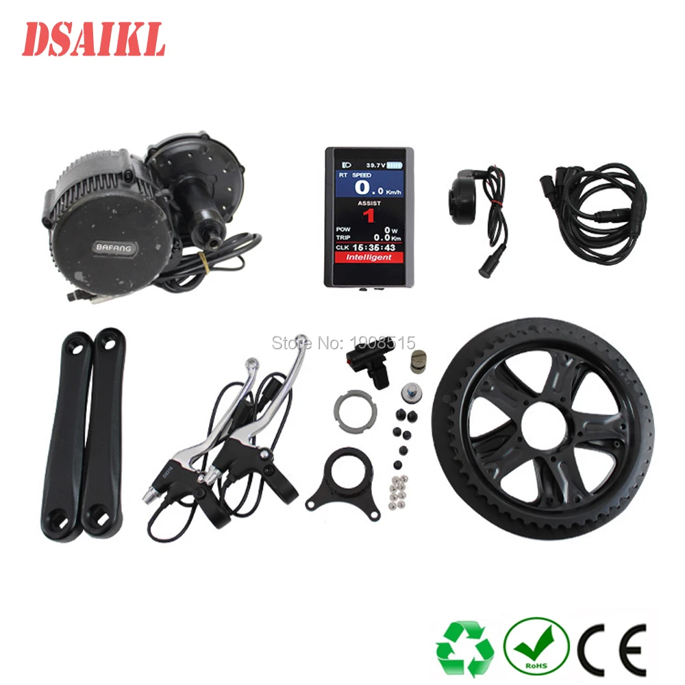 

BAFANG BBSHD Mid Drive Motor Kits 1000W 48V BAFANG BBS03 BBS HD Motor Brushless Gear Motor C18 Display BAFANG Motor Engine Kit