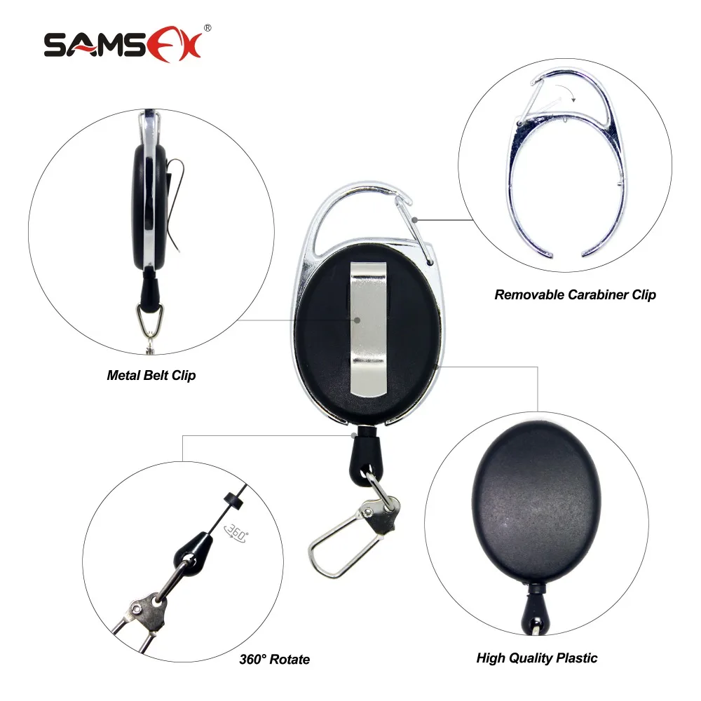 SAMSFXzingerfishingretractablereelfunction