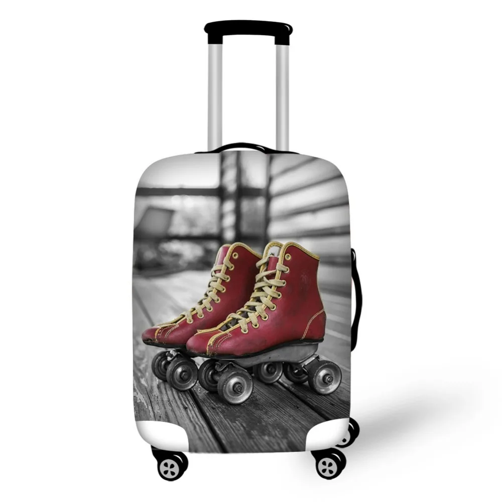 Skateboard Skates Print on Suitcase luggage Travel Luggage Protective Cover Anti-dust Trolley Cover for 18 to 32 Inch Bag
