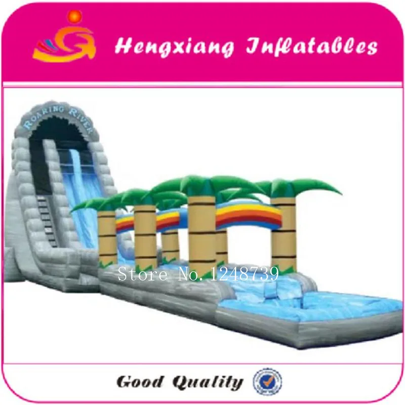 

Factory Price Inflatable Water Slide Giant Slider, Big Commercial Grade Inflatable Water Slide