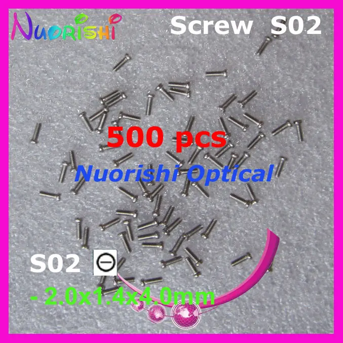 S02 2,0X1,4X4,0 мм 500 шт. очки ремонт минивинты головы в-или+ Тип