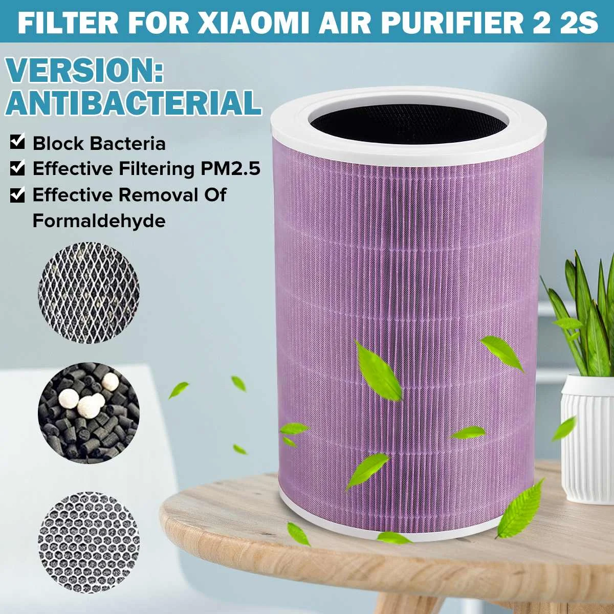 

Original Replacement Active Carbon HEPA Filter for Mold Odor Smoke Allergies Formaldehyde for Xiaomi Mi Smart Air Purifier