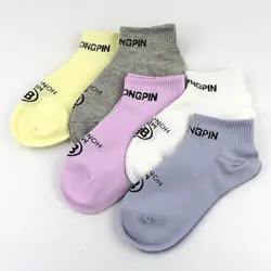 2019 новые спортивные носки-башмачки Для женщин чесаный хлопковые носки низкие короткой трубкой Парижский письмо женские носки