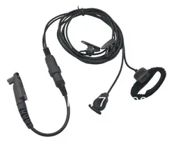 Бесплатная доставка M328 + вилка 2-проводной pro уха вибрации ж/кабель управления и микрофон для Motorola gp344 gp388 GP328plus GP338plus портативная рация