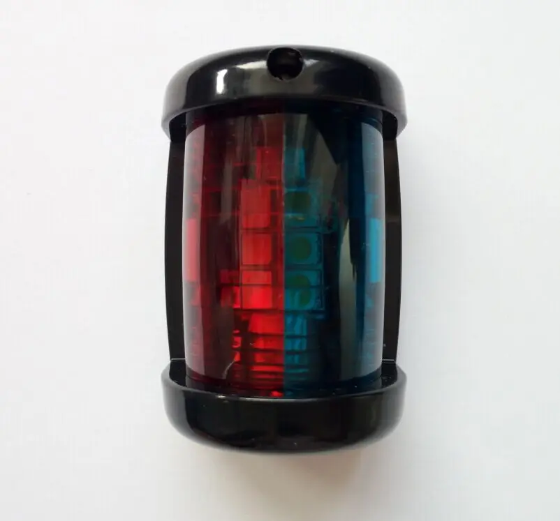 

Marine Boat Yacht Bi-color Navigation Light 12V LED Black Plastic Mini Size