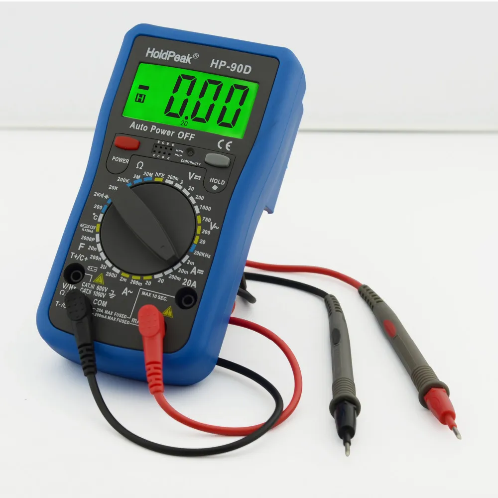 Buy Multimetro Digital HoldPeak HP 90D 1000V&20A
