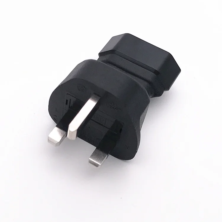 3 булавки до 2 булавки AC мощность разъем адаптера Новый С UK на EU AC мощность Plug Путешествия конвертер Adapte