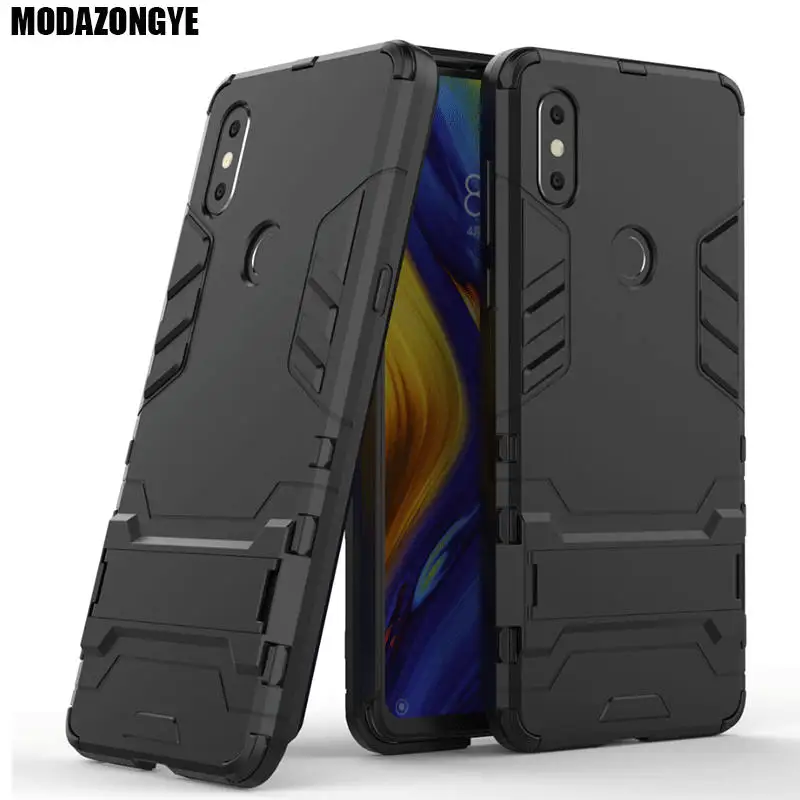 Чехол для Xiaomi Mi Mix 3 Гибридный Силикон + ТПУ чехол телефона Xiomi глобальная версия Mix3