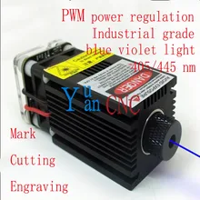 DIY High Power 2500mw Laser Focus 445nmBlue Laser Diode Module DC 12V Adjust Focus for laser