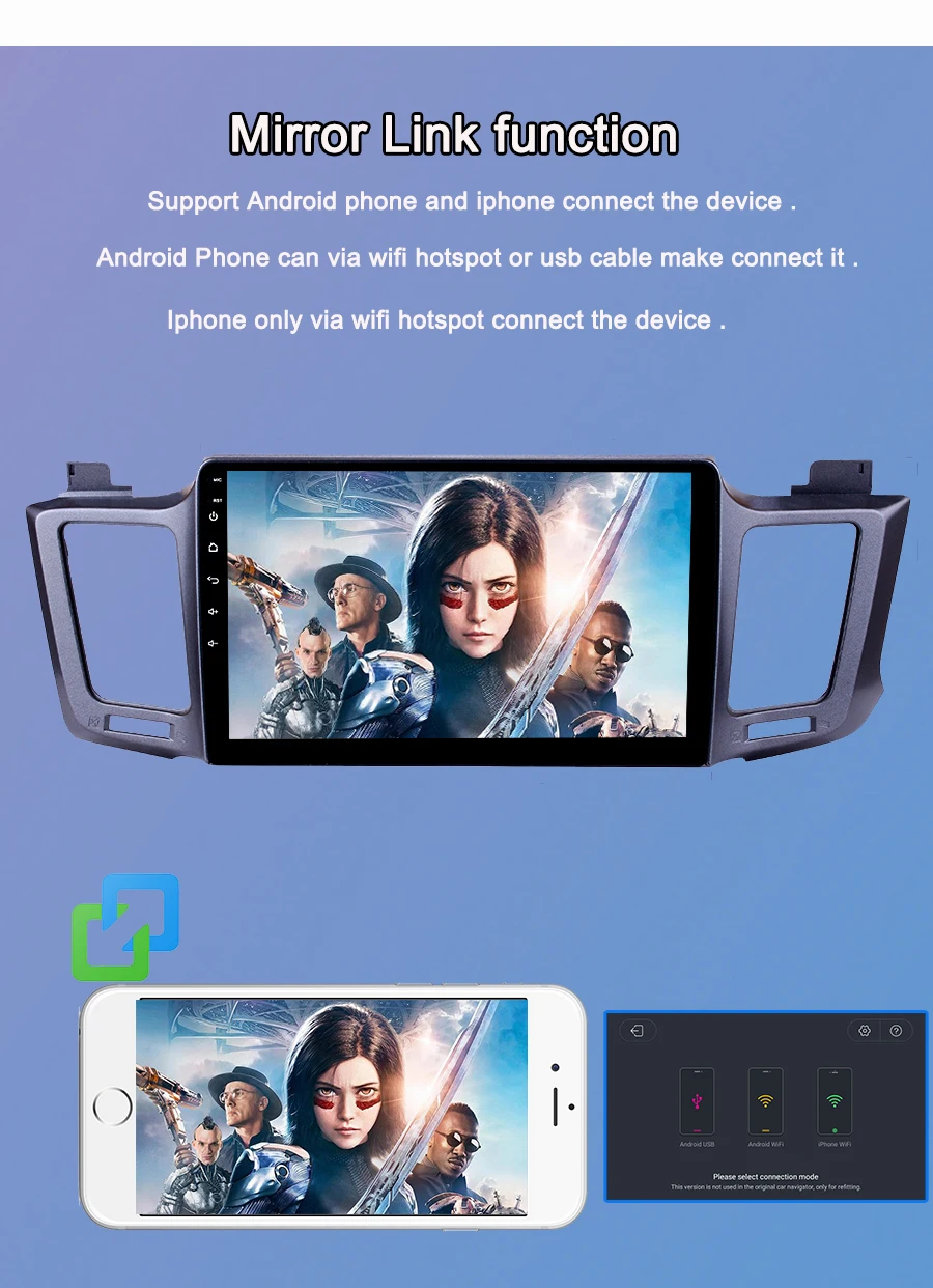 Perfect Navivox Android 8.1 4G Car Radio Multimedia Video Audio Player WiFi Navigation GPS For Toyota RAV4 4 2013-18 2 Din no DVD 5