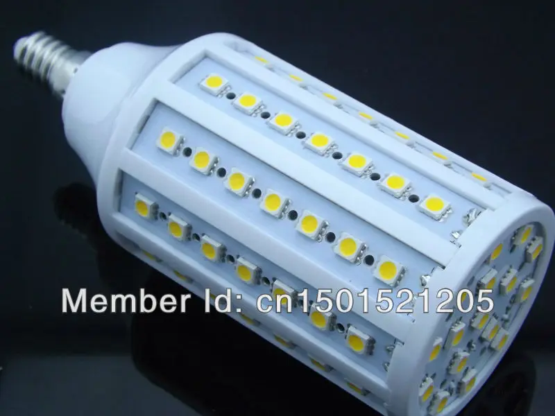 

E14  5050 86 led 15W 1376lumen 110V-130VAC led bulb cool white warm white warranty 2 years -- free shipping