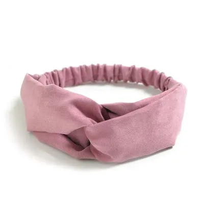 

Hair Accessories Women Headbands Bandage For Women Girls Head Soft Elastic Hair Bands Cross Knot vintage