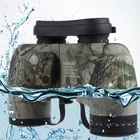 Best Price as low as $139.00 Waterproof fogproof Binoculars Boshile 10x50 Navy telescopio with rangefinder Compass Reticle Illuminant night vision Telescope