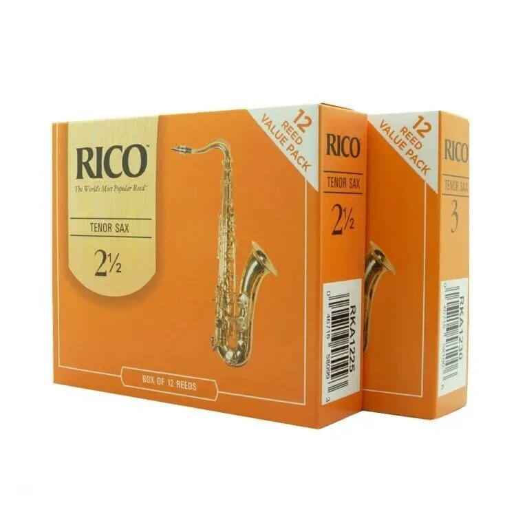 RICO Derppde тенор Bb саксофон сила тростника 2,5#, 3,0# оранжевая коробка из 10