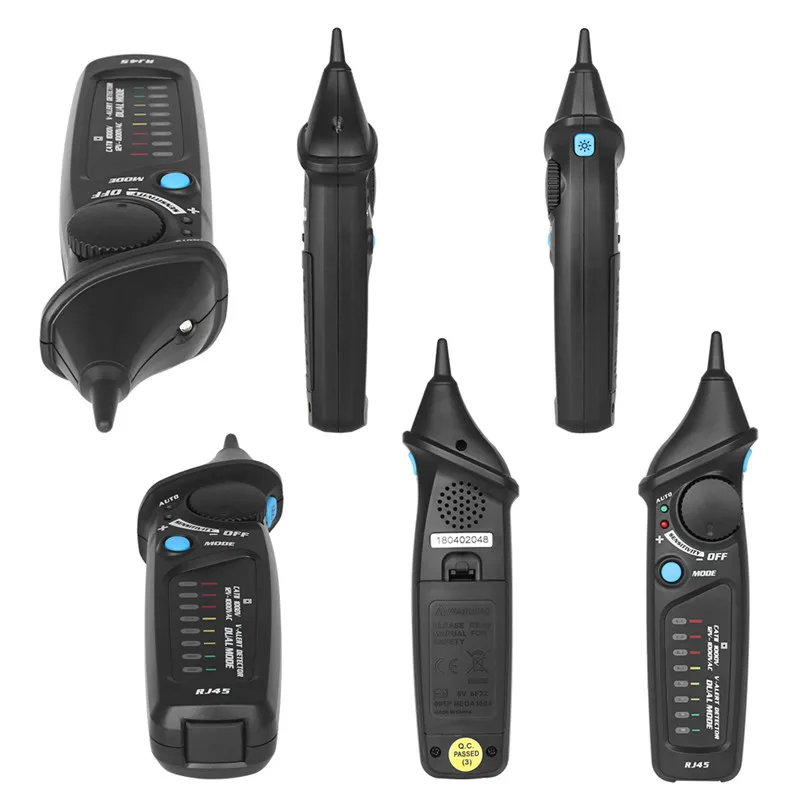 Voltage Tester Pen Dual Mode ManualAuto 12V-1000V Electrical Socket Wall AC Power Outlet Voltmeter Detector Sensor With LED (3)