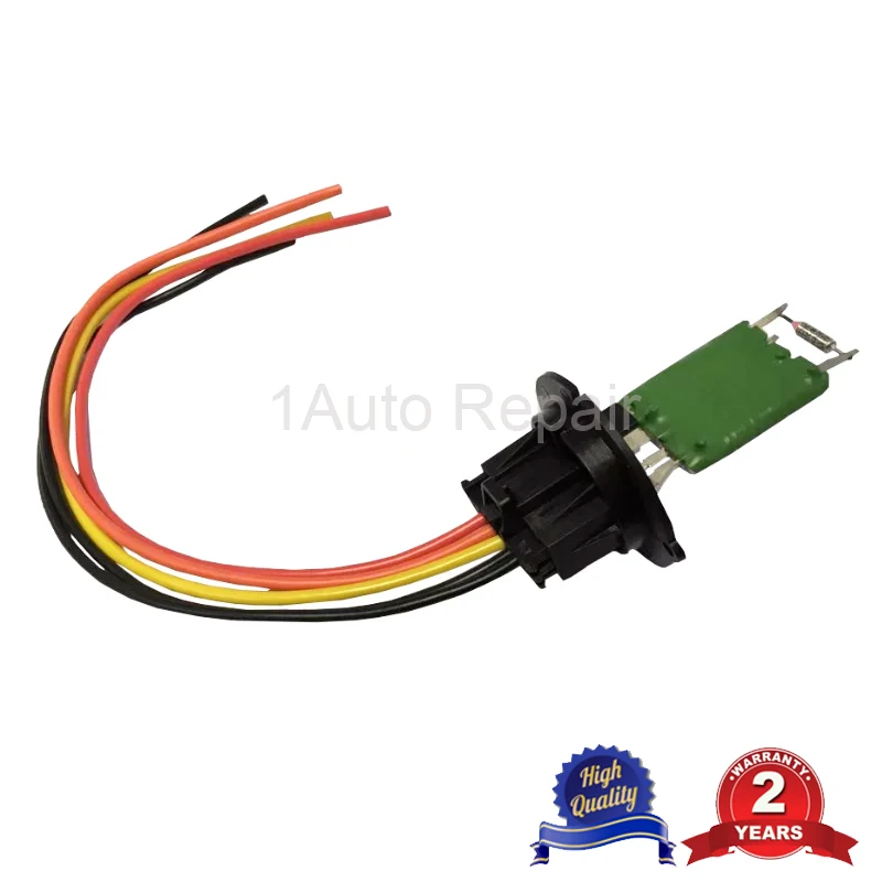 

6450JP Wire Harness Loom Cable Connector and Blower Motor Heater Resistor For Peugeot 206 307 Citroen C3 Xsara