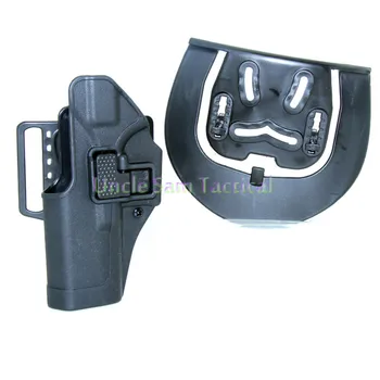 

Tactical Quick Release Left Hand CQC Pistol Holster Military Concealment Waist Belt Loop Paddle Holster for GIock 17 19 22 23 31