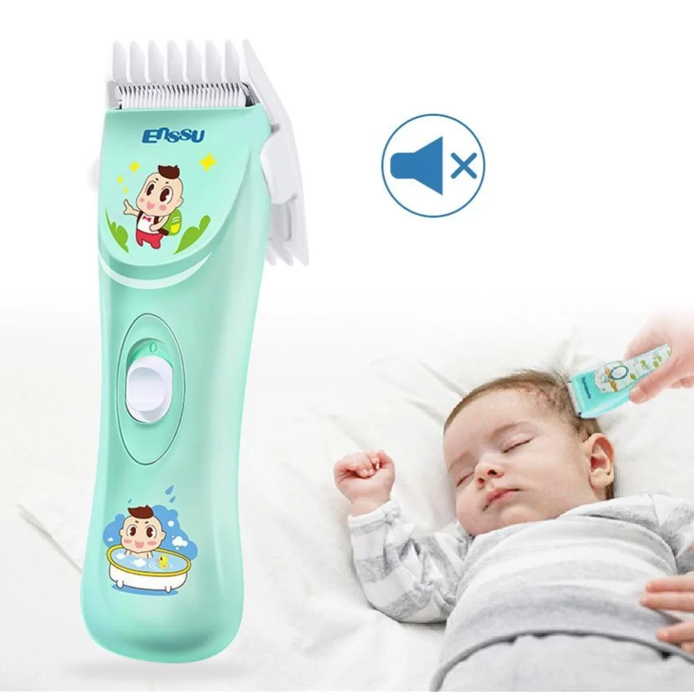 

Original Enssu Baby Hair Trimmer Professional Hair Removal Kit Rank IPX-7 Waterprooffor Children with Safe Ceramic Blade