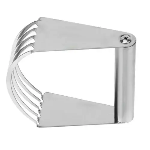 

Stainless Steel Pastry Dough Blender Mixer ToolWhisk Kitchen Baking Manual Accessories Blades Flour Butter Lard Tools