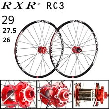2018 MTB Mountain Bike Carbon fiber drum 26er 27.5er 29er Six Holes Disc Brake bicycle Wheel 7/11 Speed Alloy Rim Wheelset