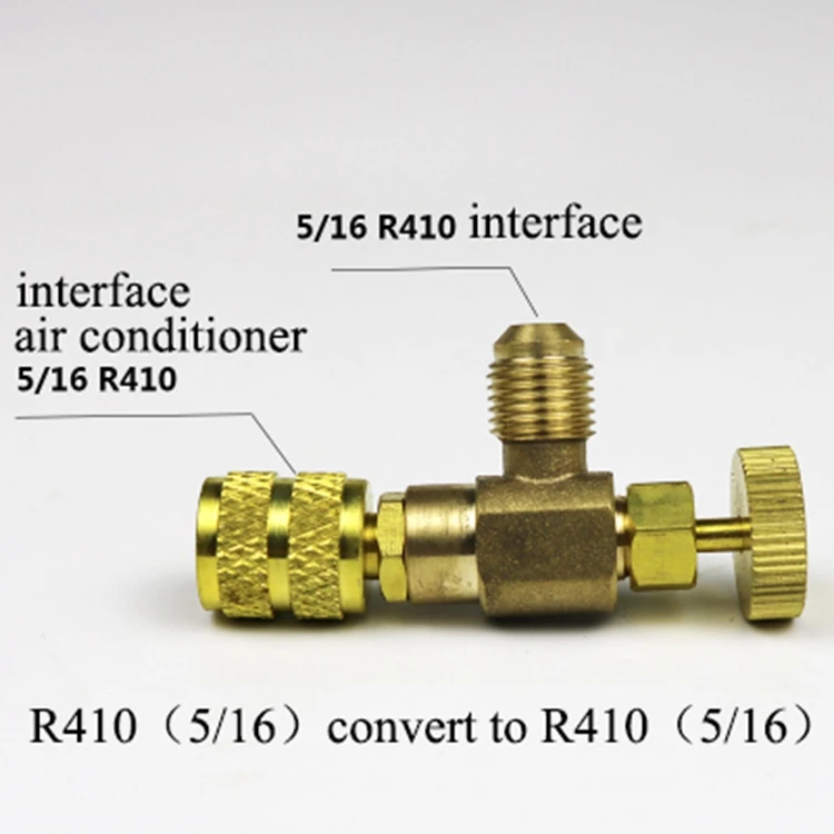 R22/R410 холодильное зарядное устройство адаптер соединитель жидкостное дополнение аксессуары домашний Холодильный инструмент для предохранительного клапана услуги - Цвет: As show