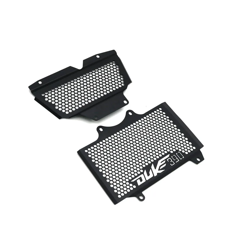 

Aluminum Motorcycle Radiator Guard Grille Protection Water Tank Guard For KTM Duke 390 2017-2018