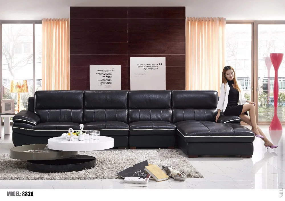 2015 new model sofa,l shape sofa cover-in Living Room Sofas from ...